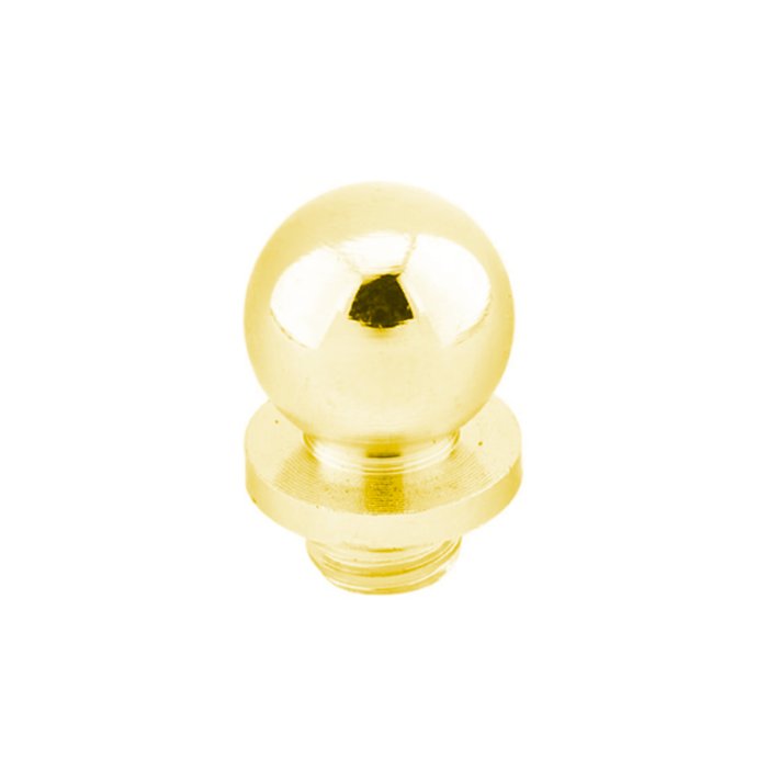 Emtek 97204 Finial 4" Res/Hinge 2Pc Us3 Polished Brass