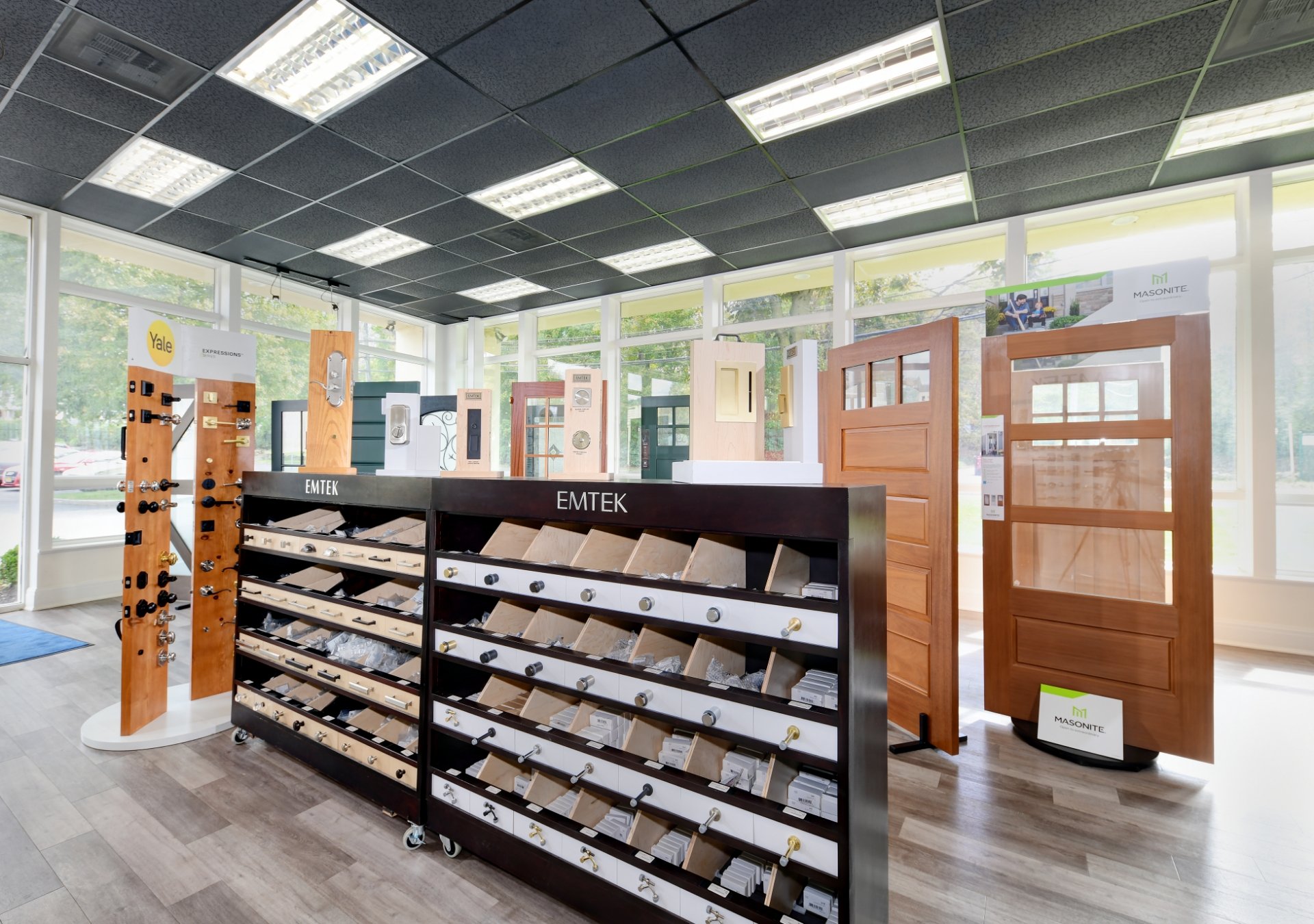 Westport showroom interior door samples